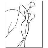 Painting by Numbers Art Minimalism Drawing Figure III