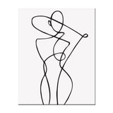 Painting by Numbers Art Minimalism Drawing Figure IV