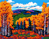 Painting by Numbers Autumn Landscape Colorful Trees