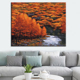 Painting by Numbers Autumn Trees and Lake