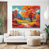 Painting by Numbers Autumn Trees and Lake