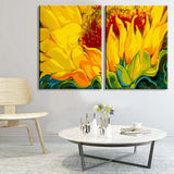 Painting by Numbers Art Nature Sunflower with head up