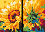 Painting by Numbers Art Nature Sunflower with Head Up
