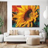 Painting by Numbers Art Nature Sunflower with Head Up