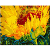 Painting by Numbers Art Nature Sunflower with Head Up