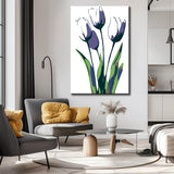 Painting by Numbers Art Nature Five Tulips