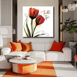 Painting by Numbers Flowers Two Red Tulips