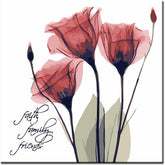 Painting by Numbers Flowers Three Red Tulips