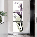 Painting by Numbers Art Nature Purple Calla