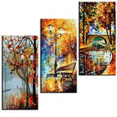 Painting by Numbers Art Nature Autumn Pictures - 3-Panel