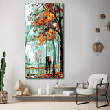 Painting by Numbers Art Nature Autumn Tree Rain Lanterns