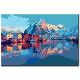 Painting by Numbers Norway Lofoten