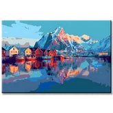 Painting by Numbers Norway Lofoten