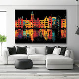 Painting by Numbers Zurich At Night