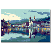 Painting by Numbers Switzerland Lucerne