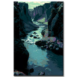 Painting by Numbers Nature Mountains Canyon