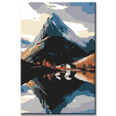 Painting by Numbers Norway Mountain Landscape
