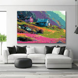 Painting by Numbers Mountains in Norway