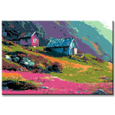 Painting by Numbers Mountains in Norway