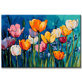 Painting by Numbers Pink Tulips