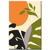 Painting by Numbers Tropical Leaves