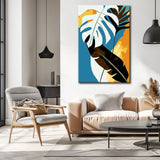 Painting by Numbers Monstera Abstract Art