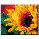 Painting by Numbers Sunflower