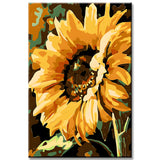Paint by Numbers Art Sunflower Portrait