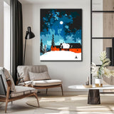 Painting by Numbers Northern Lights Aurora Night