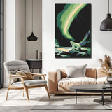 Painting by Numbers Polar Bear in The Northern Lights