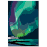 Painting by Numbers Beautiful Northern Lights Aurora Shipping from DE