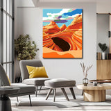 Painting by Numbers The Wave Mountains USA Arizona