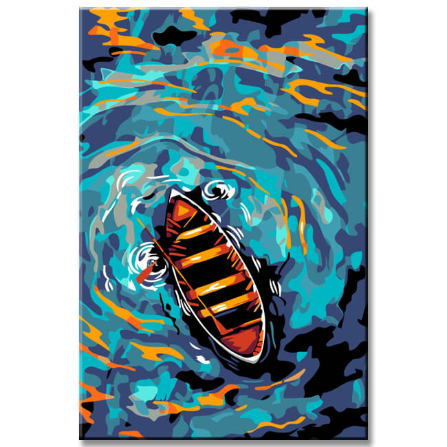 Painting by Numbers Northern Lights Art Shipping from DE