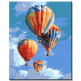 Painting by Numbers Colored Balloon and Emotions