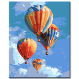 Painting by Numbers Colored Balloon and Emotions
