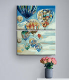 Painting by numbers balloons in the sky 2-piece shipping from DE