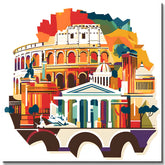 Painting by Numbers World City SkylinesRome