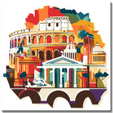 Painting by Numbers World City SkylinesRome