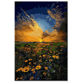 Painting by Numbers Sunflowers At Sunset