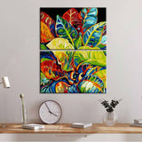 Painting by numbers Tropical artificial plant 2-piece shipping from DE