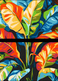 Painting by Numbers Tropical Artificial Plant 2-Panel