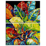 Painting by numbers Tropical artificial plant 2-piece shipping from DE