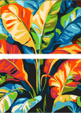 Painting by Numbers Tropical Artificial Plant 2-Panel