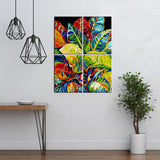 Painting by Numbers Tropical Artificial Plant 4 Panel