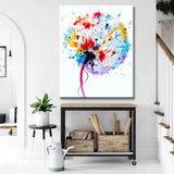 Painting by Numbers Dandelions in Watercolor Art