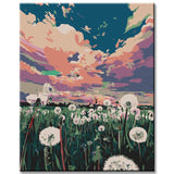 Painting by Numbers Dandelion Field