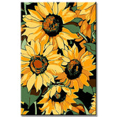 Painting by Numbers Sunflower Art