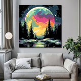 Painting by Numbers Arctic Rainbow Moon