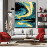 Painting by Numbers Arctic Rainbow Moon Shipping from DE