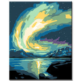 Paint by Numbers Northern Lights Art